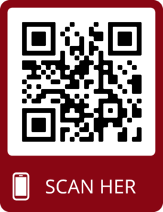 Scan QR kode for støtter via MobilePay